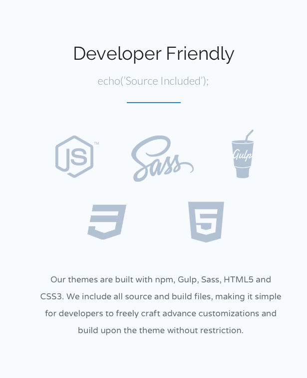 Developer Friendly