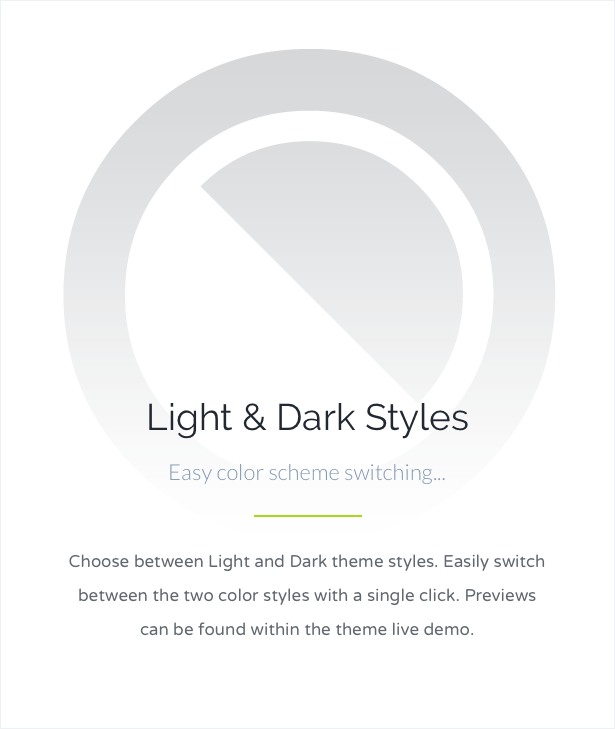 Light and Dark Color Styles